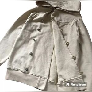 KAPITAL BRAND NEW Ribbed button closure Hoodies Beige Made in Japan DIFF SIZES!